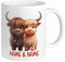 GRAZDesign Valentinstag Tasse mit Namen für Verliebte, Geschenk Partner, Freundin, Verlobte - Zum Jahrestag Keramik 330ml