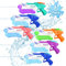 RONSTONE Water Gun for Kids Adults - 6 Pack Water Pistol with 300ML Water Capcity and 25-30 Feet Shooting Distance - Summer Swimming Pool Garden Party Beach Water Fighting Outdoor Toys for Girl Boy
