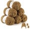 ilauke 300g(6×50g) Baby Häkelgarn, Flauschige 100% Acryl Garn Dicke Wolle zum Häkeln für Anfänger und Kinder, Antipilling Milch-Baumwolle zum Stricken für Decken, Schals, Taschen, Puppen(Braun)