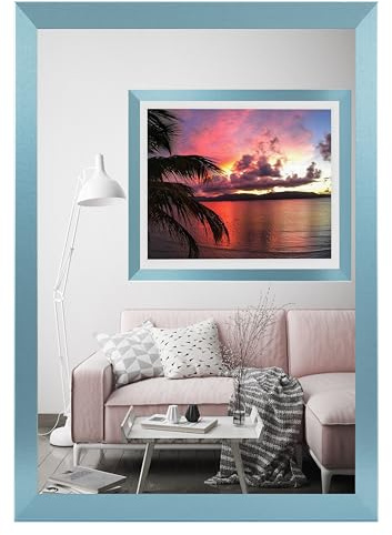 PCH[art] Bilderrahmen 'New Alaya - Organics' | Farbe: Pastel grün | Größe: 30x45 | eleganter Frame für Ihre Fotos und Motive