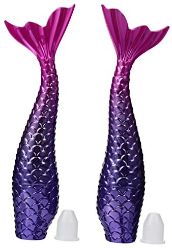 PLAFOPE Nachfüllbare Eyeliner Tuben zum Aufbewahren von Flüssigem Eyeliner und Nagelöl 2 Stück aus Kunststoff und Polyester Leichte Leere Behälter für Kosmetikshops