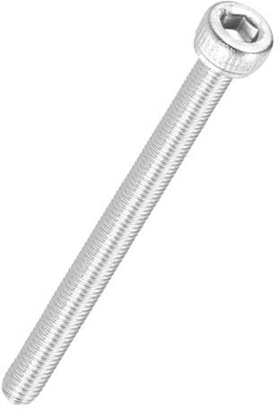 Kozelo 50Pcs Vis à Tête Cylindrique à Six Pans Creux - [M3-0,5 x 40mm] Acier Inoxydable 304 Filetage Complet Tête Fraisée Allen pour Moteur Électrique, Impression 3D, Argent