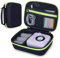 Hikkon Etui pour Appareil Photo Adapté pour CAMCLID/HiMont/ASTGMI/Dylanto/GREENKINDER/Gofunly Appareil Photo Instantané Enfant, Étui Résistant aux Chocs avec Dragonne - étui Uniquement (Noir)