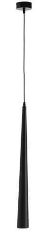 LAMPARA DE TECHO 6X6X60/200 MADERA NEGRO CON BOMBILLA
