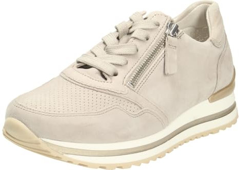 Gabor Damen Low-Top Sneaker, Frauen Halbschuhe,Freizeitschuhe,Turnschuhe,Laufschuhe,Freizeit,sportlich,Sportschuhe,Puder (perf.),35 EU / 2.5 UK