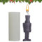 Moule en silicone King Candle, King Candle Mold - Moule de fabrication de bougies réutilisable King Mold | Moule à bougie statue casse-noisette facile à démouler pour les gâteaux et chocolats débutant