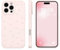 ZCDAYE Hülle für iPhone 16 Pro Silikon Handyhülle, Süße Schleife Muster Druck Frau Handytasche, Stabile Weiche Schutzhülle Bequeme Case Handy Tasche für iPhone 16 Pro (6.3 inch),Rosa