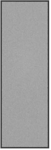 vidaXL Fußmatte Grau 60x180 cm, Schmutzfangmatte, Sauberlaufmatte, Haustürmatte, Türmatte, Matte, Willkommensmatte, Outdoor-Türmatte, Indoor-Türmatte