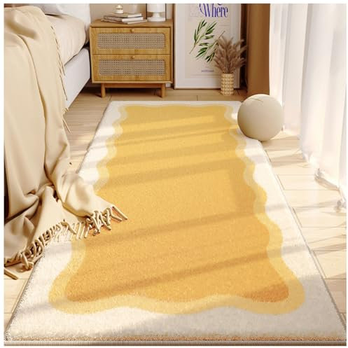 VHVYWY Flur Läufer Teppich, rutschfest Küchenteppich, weicher Niederflor-Wasch Teppich, Flachflor Bodenbelag Deko Schlafzimmer, Diele, Eingangsbereich 15,50 * 120cm