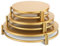 CODOHI 3-Piece Gold Cake Stand Set, Round Metal Dessert Display Stands, 7.9/ 9.8/11.8 Cupcake Candy Pastry Holders for Wedding, Birthday, Party, Anniversary