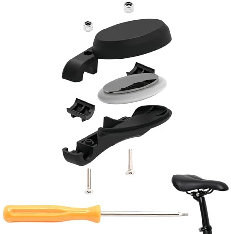 Nevoluxer Supporto per bicicletta per AirTag supporto universale per bicicletta nascosto sotto la sella, antifurto GPS, porta per airtag bici compatibile con mountain bike e city bike