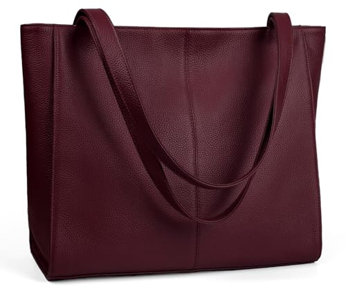 befen Red Bags for Women Soft Leather Handbags for Women Commuting