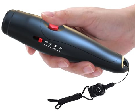 Coaching Whistle - Elektronisches Schiedsrichterhorn, 3 -Ton -Alarmsystem | Freisprecher lautes Pfeifen mit Riemen für Fußball, Basketball, Volleyball, Schule, Sporttraining, Außenwanderung, Sicherhei