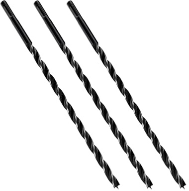 MOXPIFY 3tlg Schlangenbohrer 10x300mm SDS Plus Holzbohrer lang für Holz | Hartholz Weichholz, Zentrierspitze, Sds Plus Aufnahme, Holzbearbeitung, Holzspiralbohrer