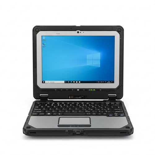 CF-20 MK2 Rugged 2-in-1 Detachable Laptop Toughbook, Intel Core i5-7Y57 vPro, 10.1 WUXGA 800-Nit Sunlight-Readable Touchscreen, 8GB RAM, 512GB SSD, Win 11 Pro, IP65 & MIL-STD-810G Rugged Tablet PC