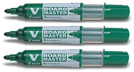 Pilot board marker V Boardmaster Begreen set of 3 greenaa