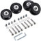 60MM Gepäck Koffer & Trolleys Räder Ersatz Rollen für Koffer Gummi Rollen Ersatzrädern Ersatz Wheels Rad für Trolley Samsonite Hartschalenkoffer Rollen mit kugellager Ersatzteile Reparatur Set