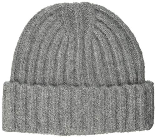 SPARKZ COPENHAGEN Damen Roger Hat Beanie-Mtze, Dunkelgrau gemischt, Einheitsgröße