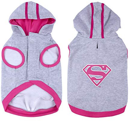 CERDÁ LIFE'S LITTLE MOMENTS Cerdá - Forfanpets, Ropa Para Perros De Super Girl - Licencia Oficial Dc Comics, rosa