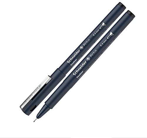 Schneider Pictus Permanent Fineliner 0,2mm Edelstahl schwarz