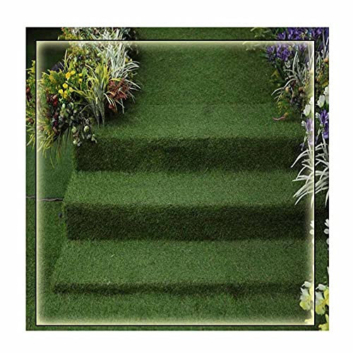 LXHONG Kunstrasenläufer, Balkonrasenteppich wasserdichte Und Schwer Entflammbare Tischdecke Aus Grünem Gras Für Den Garten Terrasse Hochzeitsdekoration (Color : Green, Size : 1.2x30m)