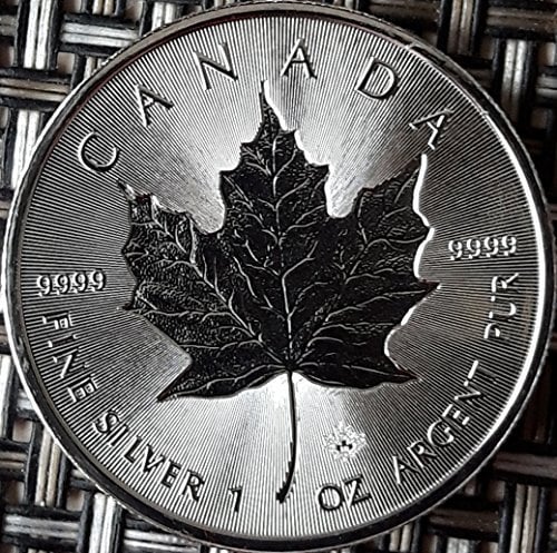 1 Unze oz Silber Silbermünze Maple Leaf verschiedene Jahrgänge bei uns einzeln in Münzkapseln verpackt