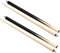 Genubi Industry 48 Inch Pool Cue Stick/Billiards Cue Stick, Hardwood Pool Stick Pool Cue, 2-Piece Pool Cue House Bar Cue Stick, Set of 2