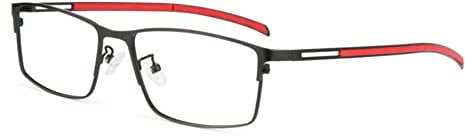 NIPAN Men's Outdoor Photochromic Reading Glasses Ultra Light Half Frame HD Resin Lens Sunglasses Magnification,04,+0.5