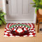 Hillylolly Felpudo de Navidad, Alfombra Navideña para Entrada, Felpudo Entrada Casa 40x60 cm, Alfombra de Puerta de Entrada, Felpudos Lavables, Patrón de Navidad, Felpudo Decorativo Casa
