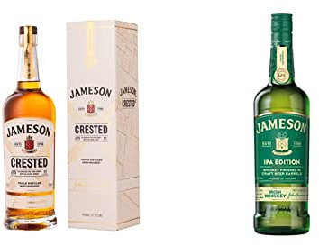 JAMESON Crested Whisky Irlandais - 40%, 70cl & IPA Whisky Irlandais - 40%, 70cl