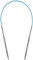 Aeelike 40 cm Rundstricknadel Set, 3,75 mm Edelstahl Rundstricknadeln mit Farbiges Stahlseil, Metall Rundstricknadeln Set, Ergonomische Stricknadeln Rundstricknadel für Anfänger, Kinder, Profis
