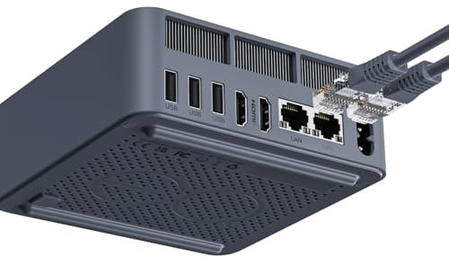 Beelink EQi12 Mini PC, Intel Core i5 12450H (10C/16T, up to 4.4GHz), 32GB DDR4 500GB M.2 PCIe4.0 SSD Mini Computer,4K Dual Display/HDMI/Type-C/WiFi 6/BT5.2/Dual Gigabit LAN