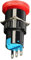 jojomis Interrupteur à bouton-poussoir d'arrêt d'urgence 16 mm 6 ~ 380 V