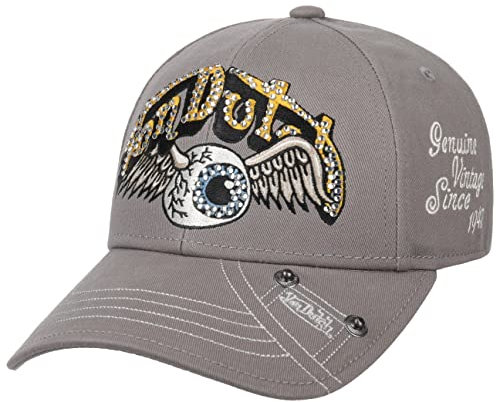 Von Dutch DB Vegas Cap Basecap Baseballcap Curved Brim (One Size - grau)