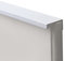 1 Stück Verdeckter Schrankgriffe,Weiß Möbelgriffe Möbelgriffe Kantengriff Aluminium Pull Flush Griffe Zuggriff für Kleiderschrank, Schlafzimmer, Badezimmer (length 400mm)