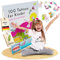 Lulu&Bubi® 100 NATÜRLICHE KINDERTATTOOS GEMISCHT I DERMATOLOGISCH-EXCELLENT I Wasser Tattoo inkl. Malvorlagen, Kinder Tattoos auf Basis von Pflanzenölen, Klebetattoos