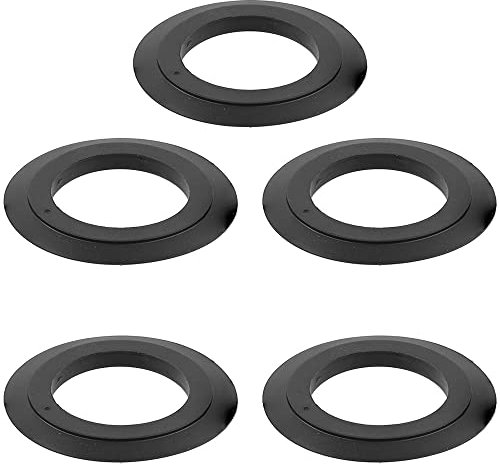 LATRAT 5 juntas de repuesto de goma, solo juntas, para cestas de colador de 83 – 78 mm de diámetro, repuesto para nuestra válvula de tapón para fregadero de cocina