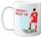 Football Mug Gift for Liverpool Fans - Footy Biggest Fan - Happy Birthday Mugs Present Gifts for Son Dad Brother Uncle Colleague Friend Cousin, 11oz Ceramic Dishwasher Safe Coffee Tea Cup