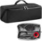 Veki Travel Storage Bag for Dyson Airwrap Styler, Portable Travel Storage Case, Protective Carrying Case for Dyson Supersonic Hair Dryer, Organiser Bag for Hair Dryer and Attachments (Black)