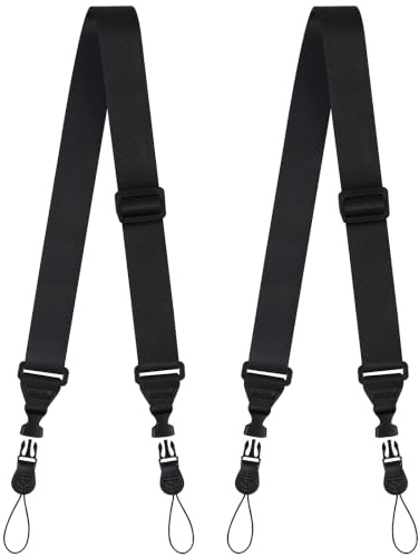 TECDW Stück Verstellbarer Schultergurt mit Schnellspanner, Ersatz Nylon Trageriemen für iPad, Kamera, Fernglas, Computertaschen Laptop, Handyhülle, Kuriertasche, Taschen