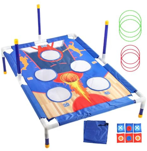 Cornhole-Sitzsack, Cornhole-Spiel für, Cornhole-Spielset für Kinder, Cornhole-Spiel Cornhole-Set, Familienparty-Partyzubehör für Kinder, Geschenk für, Geburtstag oder Weihnachten für Fukamou