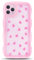 NITITOP Compatible with iPhone 11 Pro Case Cute Clear for Women Girls Love Heart Bling Glitter Sparkling Star Wave Curly Frame Soft TPU Shockproof Camera Protective Cover - Pink