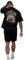 Cyflex Oversized T Shirt Gym Pump Cover Heavyweight 100% Combed Cotton Premium Training Top Bodybuilding (UK, Alpha, XL, Regular, Regular, Black)