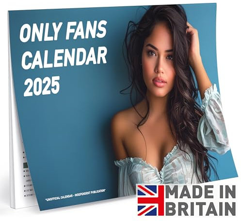Kalender 2025 Joke Only Fans – A3 Monatsansicht mit 12 hochauflösenden Bildern der Fans – lustig, witzig, tolles Geschenk für Geburtstage, Wichteln, Weihnachtsstrumpf