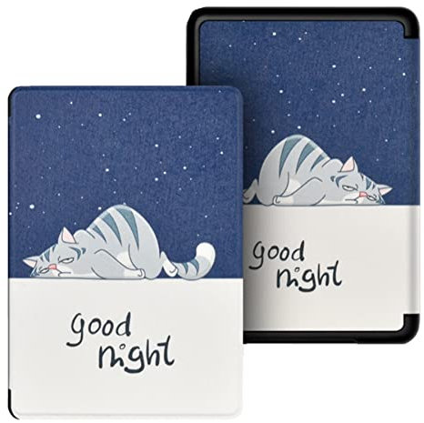 enoxboo Étui pour Kindle Paperwhite 12e Génération 2024 et Kindle Colorsoft Signature Edition, Coque Fine et Légère pour Kindle Paperwhite avec Fonction de Veille/Réveil Automatique, 7 Pouces