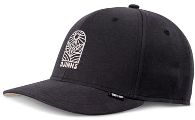 Djinns - Leaf Sun (Black) - 6 Panel TrueFit Curved Visor Dad Cap Baseballcap Hat Kappe Mütze Caps
