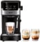 MPM Kaffeemaschine Espressomaschine MKW-13M mit 15 Bar Druck und Milchaufschäumer – Automatisches Espresso Cappuccino und Latte mit Stufenloser Dampfkraftregulierung