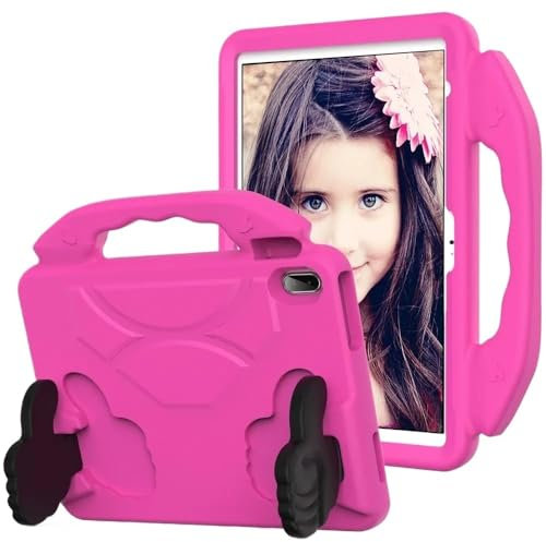 SOENS Housse de Protection for Tablette Portable en EVA avec Support et béquille for Apple iPad A16 11e génération (2025, A3355, A3356)(Rose)