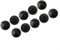 Bike Headset Stem Cap Rubber Cover for MTB Bicycle Handlebar Bolts Pack of 10