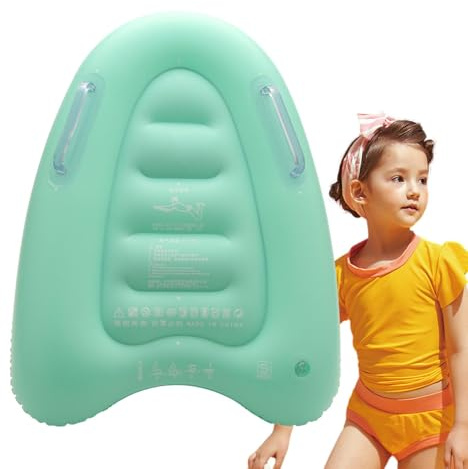 Bodyboard Aufblasbar, Aufblasbares Surf-Bodyboard, Aufblasbares Surfbrett Mit Griffen, Leichtes Tragbares Schwimmenbrett, Lernen Hilfsmatte Geeignet Für Kinder Erwachsene, 52x38x11cm